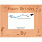 Birthday Personalised Alder Wood Wooden Photo Frame 5x7 - Template 9