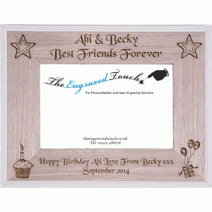 Personalised Birthday Photo Frame 4x6 Template 3