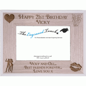 Personalised Birthday Photo Frame 4x6 Template 4