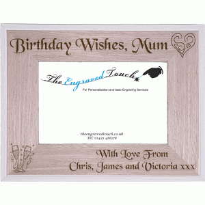 Personalised Birthday Photo Frame 4x6 Template 5