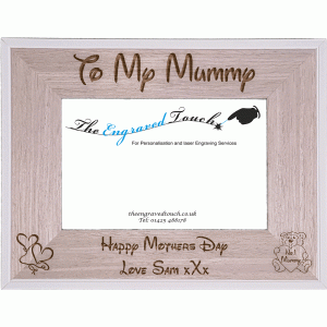 Personalised Mothers Day Photo Frame 4x6 Template 2