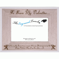 Personalised Valentines Day Photo Frame 4x6 Template 2