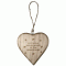 Personalised Rustic Thick Wooden Heart Christmas Template 3