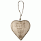 Personalised Rustic Thick Wooden Heart Mother Day Template 2