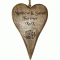 Personalised Small Rustic Wooden Heart Valentines Day Template 1