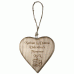Personalised Rustic Thick Wooden Heart Valentines Template 3