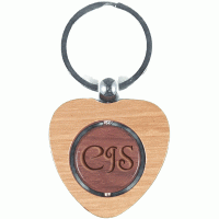 Personalised Heart Keyring With your Initials.
