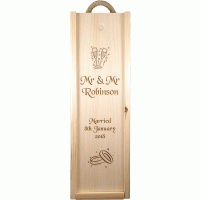 Personalised Wedding Day Wine Box Template 5