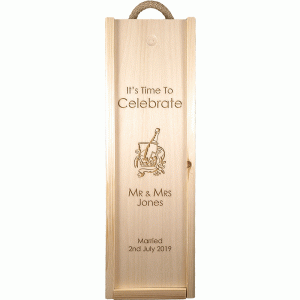 Personalised Wedding Day Wine Box Template 6
